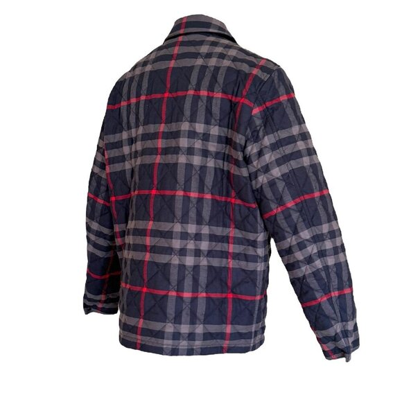 Burberry Forres Men's Navy IP Check Organic Cotton Jacket, Runs large, S, M, L - Picture 5 of 12